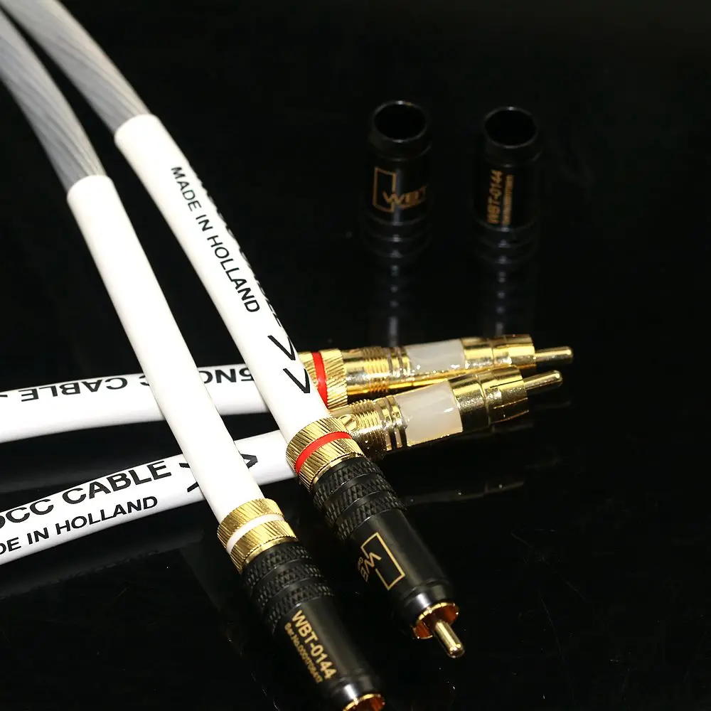 Микросхема Nederlandse Sterling Zilveren Meeaocc 7Nocc Audio Cd Speler Audiokabel Hifi Dubbele Rca Versterker Signaalkabel WBT-0144 S
