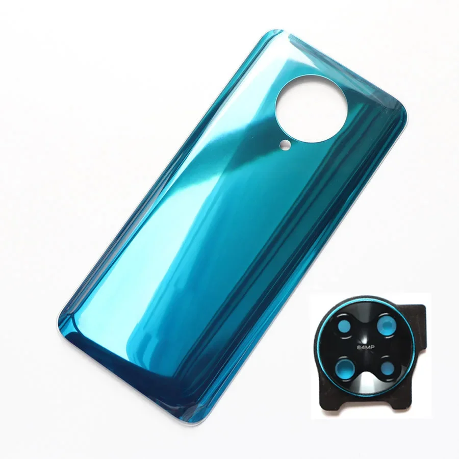 Стеклянная Крышка батарейного отсека для Xiaomi POCO F2 Pro Задняя стеклянная панель