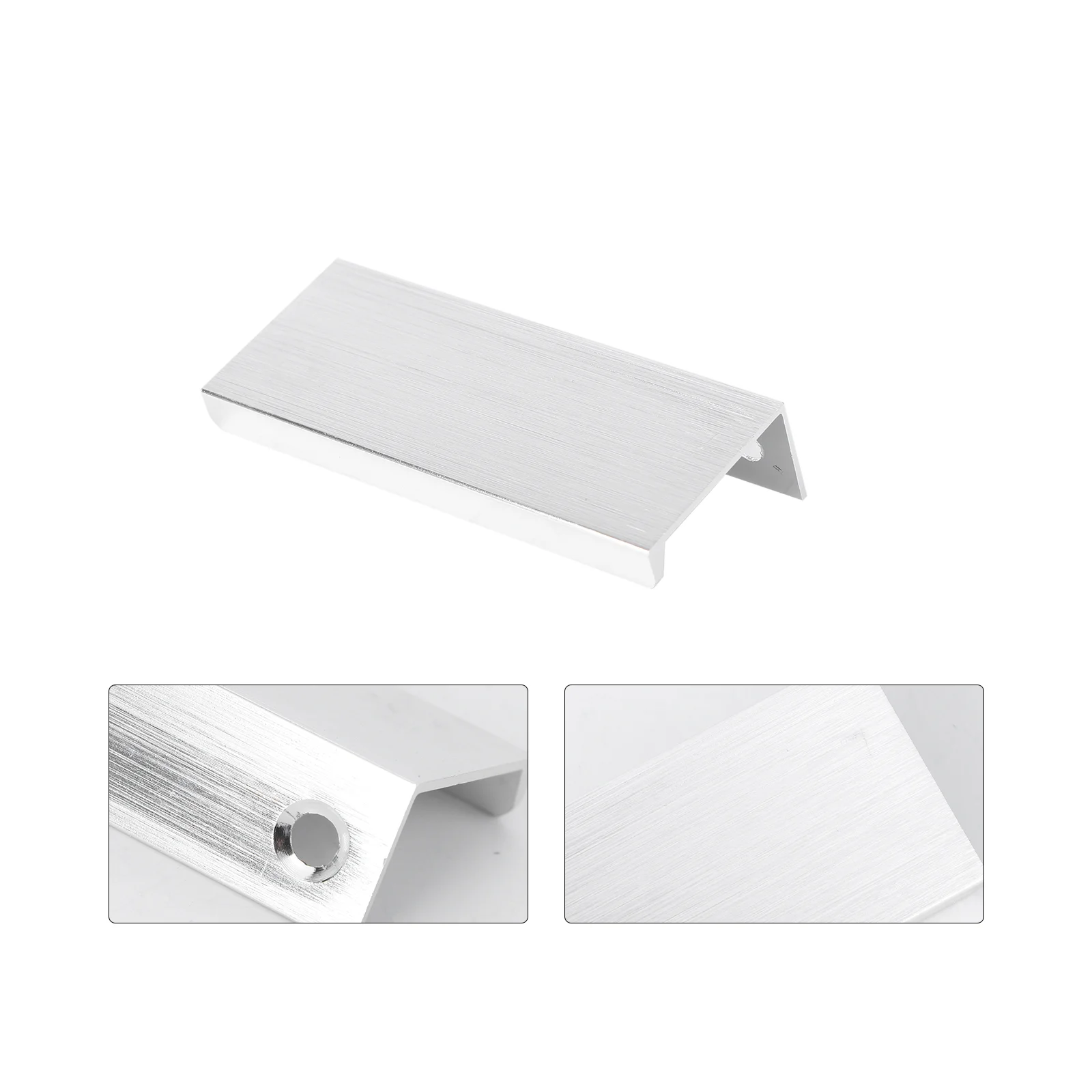 

4 Pcs Drawer Knobs Kitchen Cabinet Door Cupboard Hanging Drawers Closet Handles Finger Pull