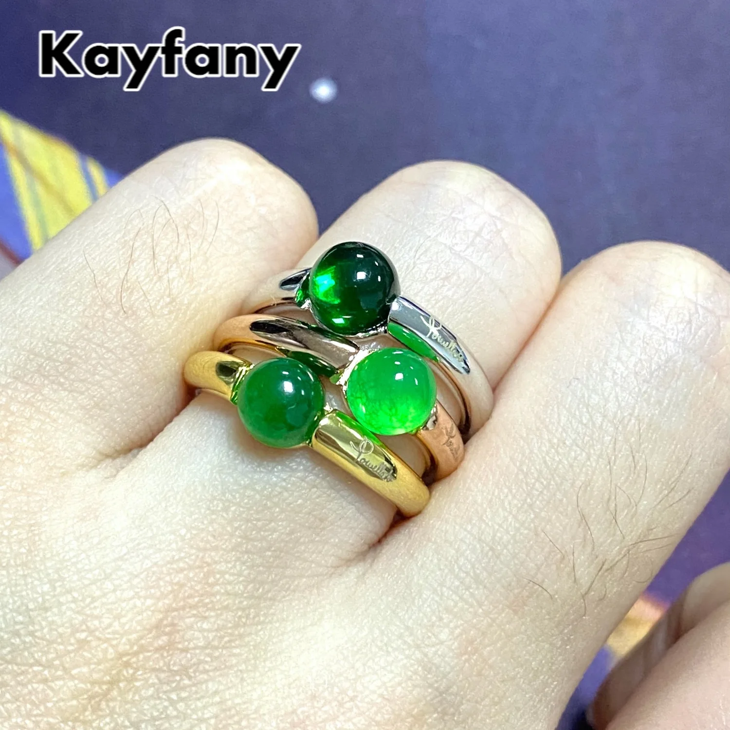 

Pomellato Ring 23 Colors Simple Candy Round Ring Natural Turquoise Onyx Green Crystal Ring For Women Birthday Gift