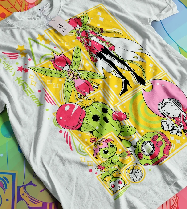 Футболка Gatomon с изображением кота Angewomon