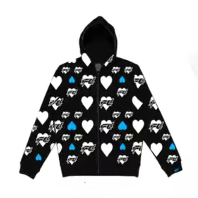 

2022 Y2K Hoodie Clothes Zip Hoodie Jacket Hip Hop Streetwear Men's Sweatshirt Graphic Print Goth Harajuku Grunge Jacket Gothic