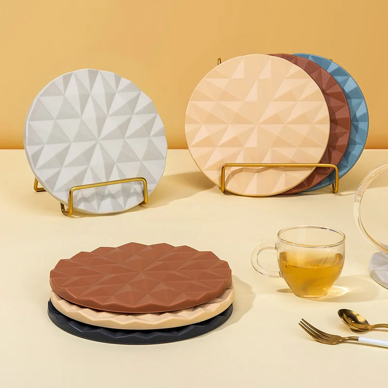 

Creative Diamond Silicone Pot Pad Home Table Insulation Placemat Anti-scalding Thickened Enamel Pot Pad