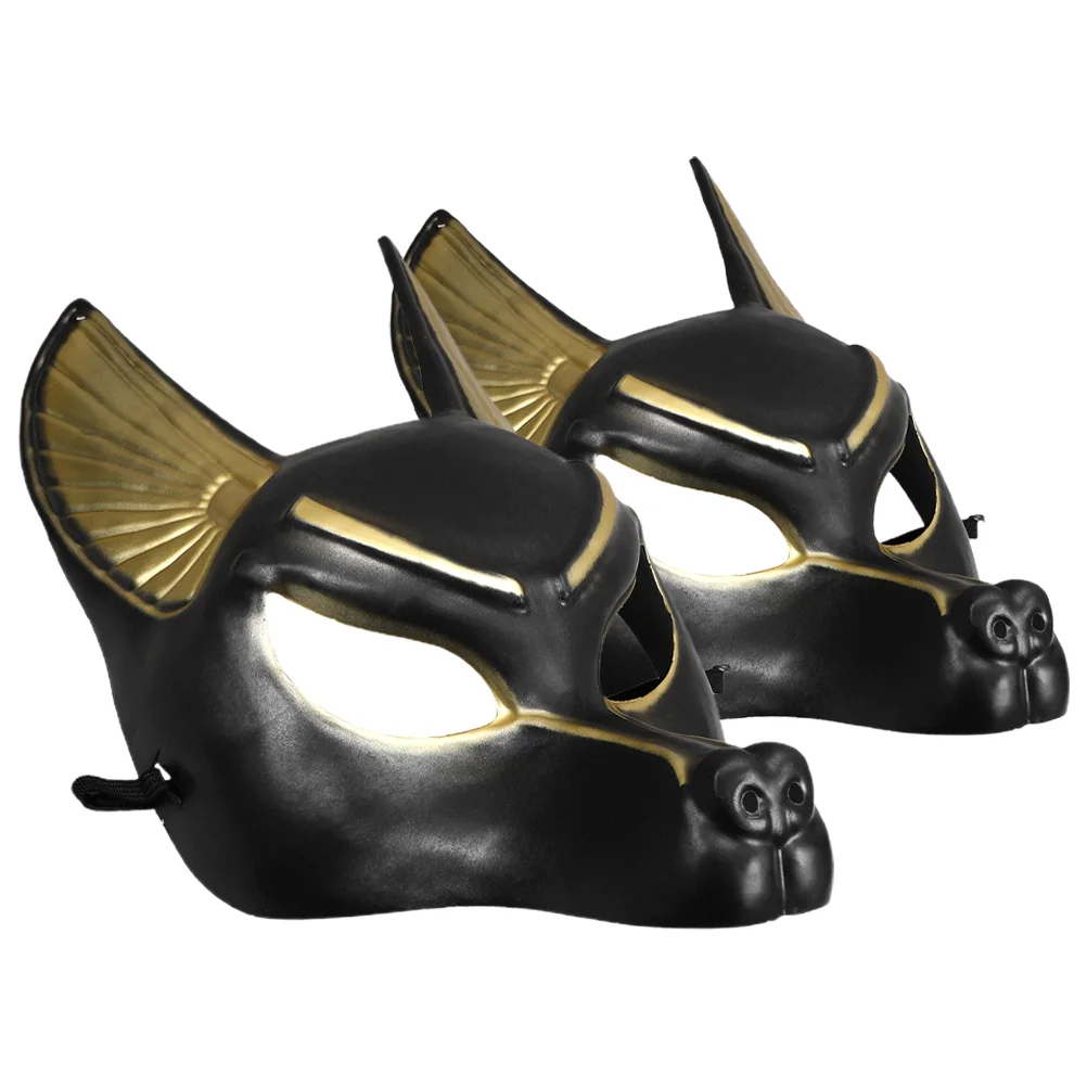 Маска Анубиса маски для Хэллоуина реквизит фотосессии пластиковый ретро костюм