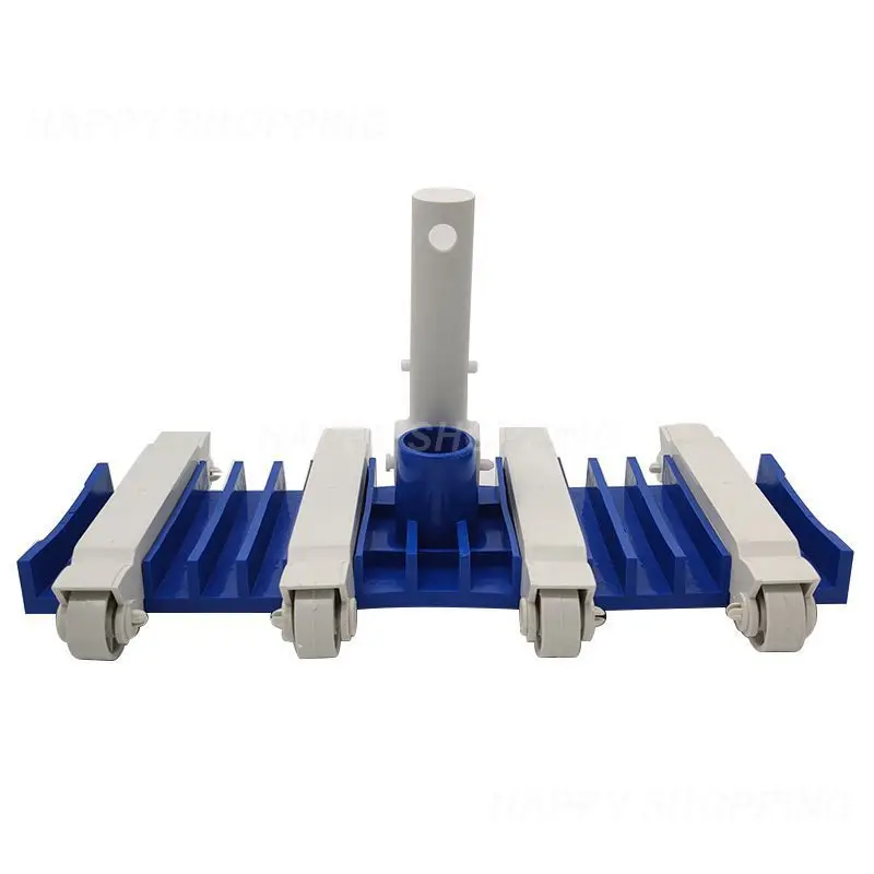 

14 Inch Swimming Pool Vacuum Head With Brush Suction Wheel Suction Head Vacuum Brush Fountain Pool Cleaning Tool Dropshipping