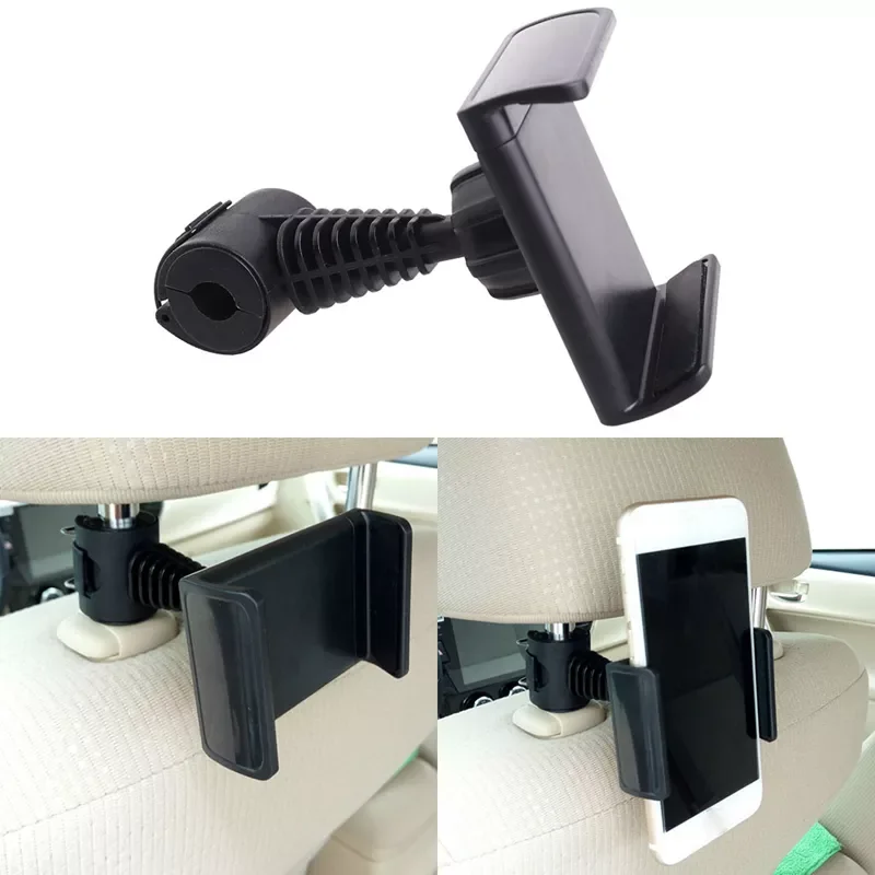 

360 Degree Ratating Car/Truck Back Seat Headrest Phone Mount Holder For Cell Phone GPS Drop ship