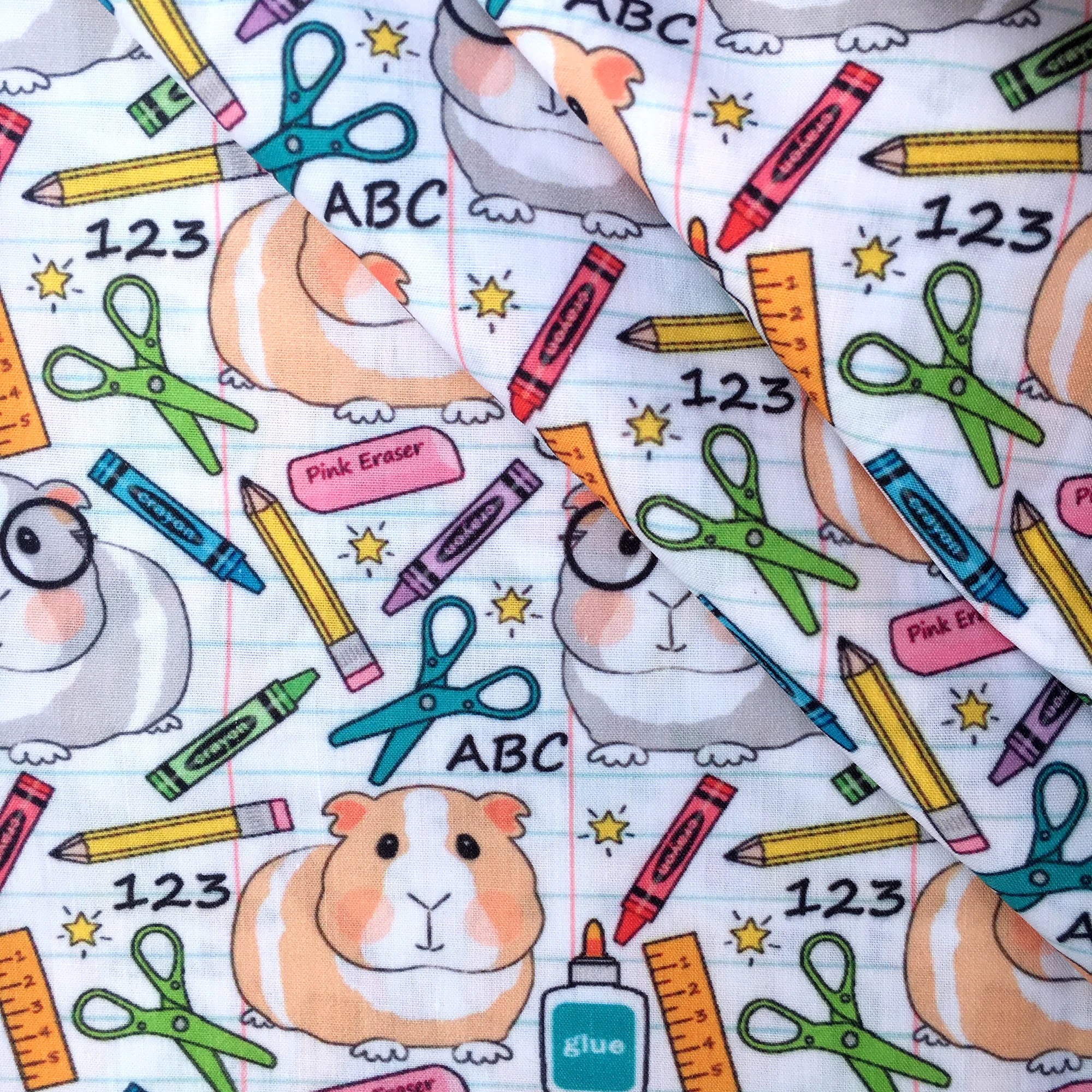 Сова Снова в школу полиэфирная хлопчатобумажная ткань для шитья предмет