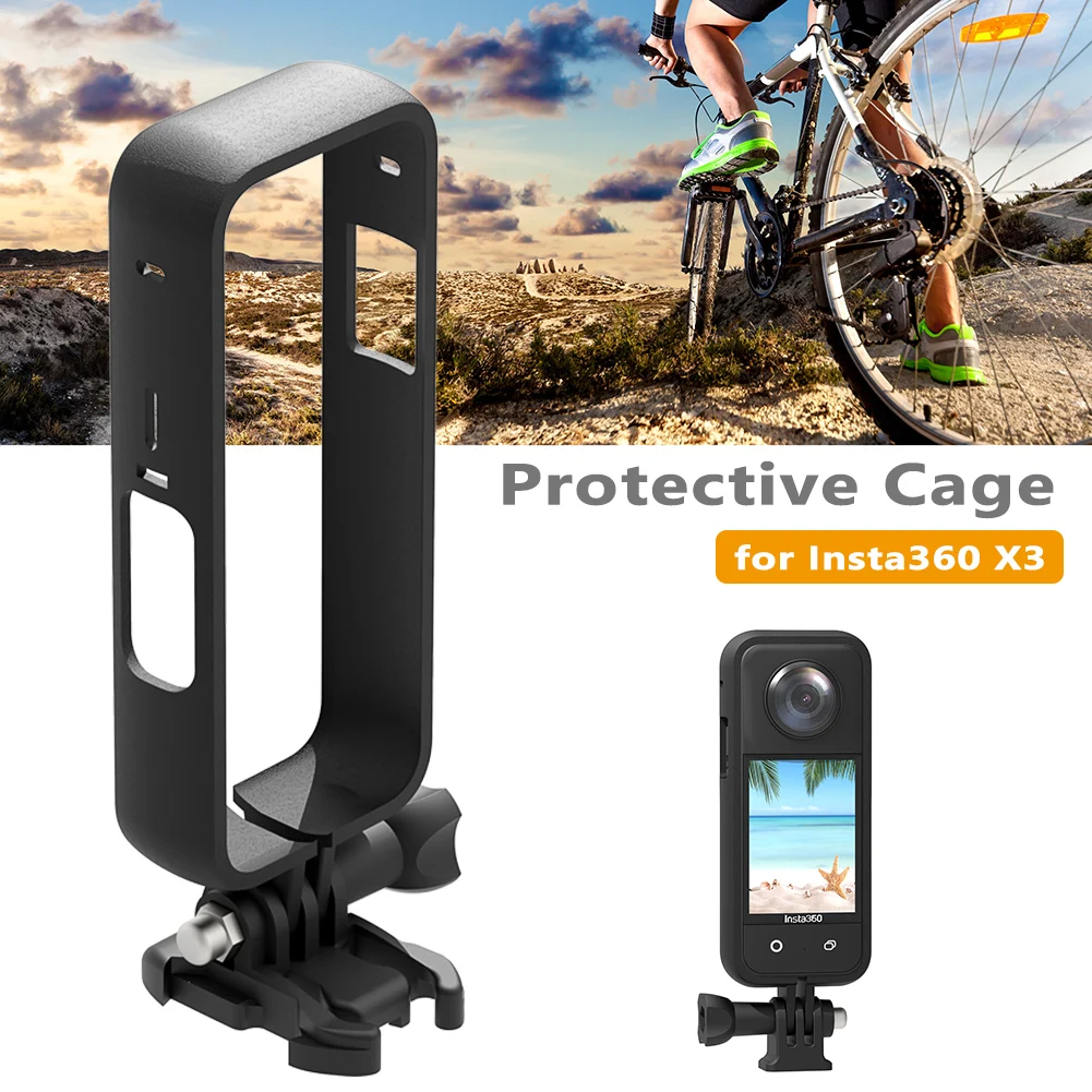 

1 шт., мягкая защитная рамка для экшн-камеры Insta360 X3