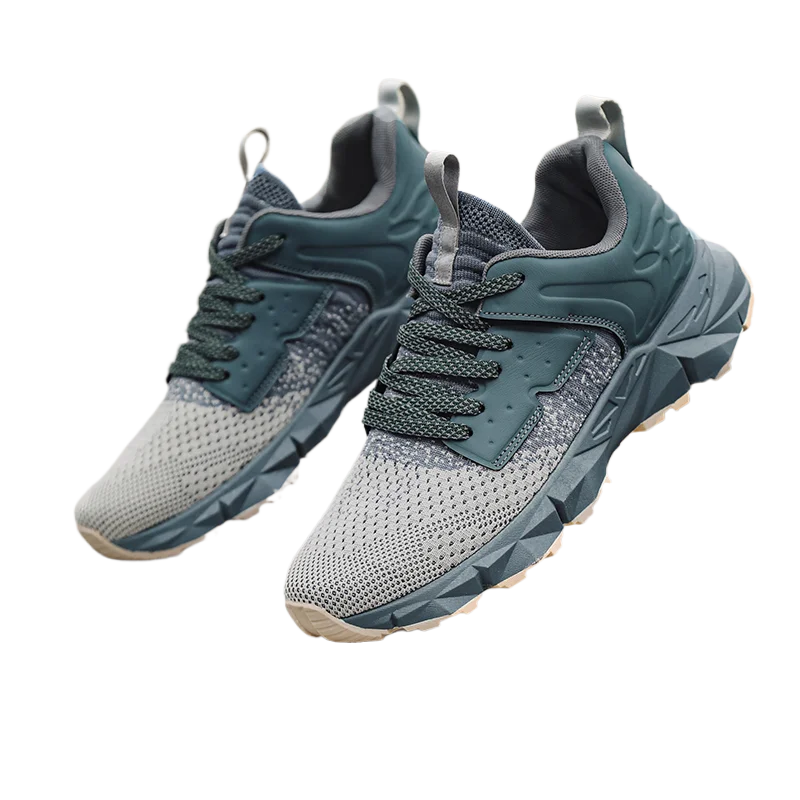 Стильные мужские кроссовки для бега сетчатые дышащие на открытом воздухе