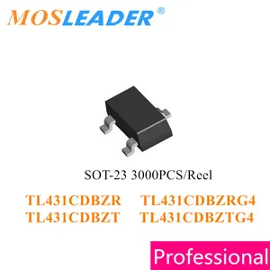 Mosleader 3000PCS SOT23 TL431CDBZR TL431CDBZRG4 TL431CDBZT TL431CDBZTG4 TL431CDBZ TL431CD Chinese high quality