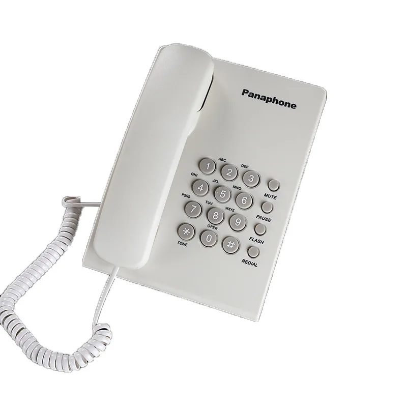 

Corded Landline Phone for Home Office Hotel Desktop English telephone Fixed Office Telephone with Flash Mute Pause Redial