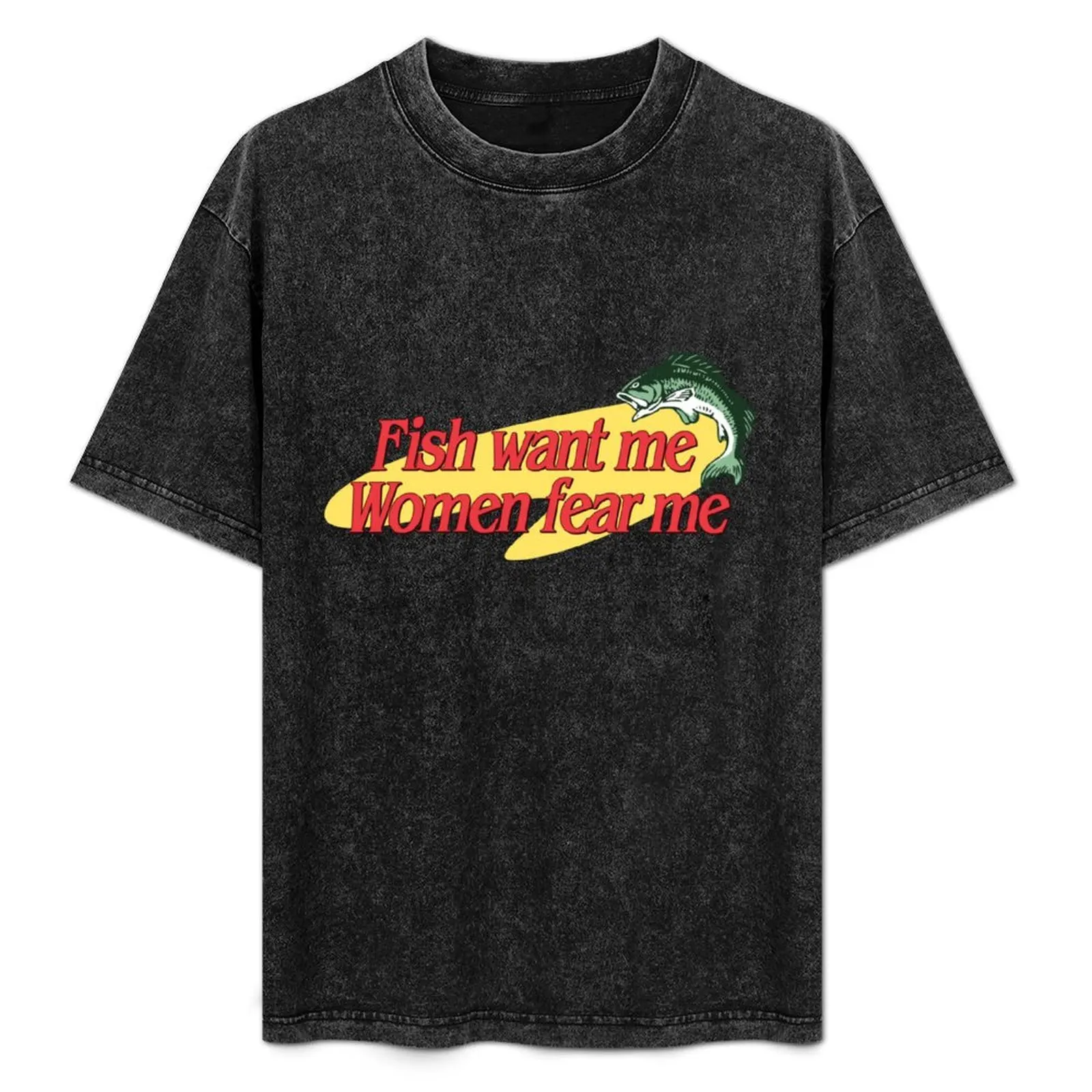 Футболка Fish Want Me Women Fear таможенный дизайн ваши собственные футболки с аниме