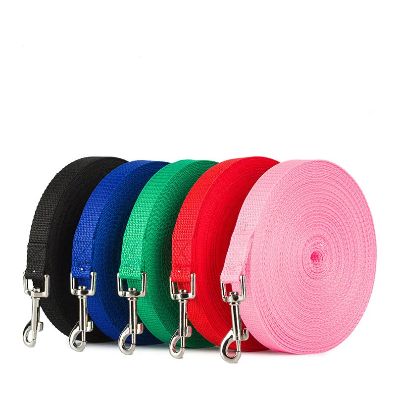 

Nylon Dog Training Leashes Pet Supplies Walking Harness Collar Leader Rope For Dogs Cat 1.5M 1.8M 3M 4.5M 6M 10M