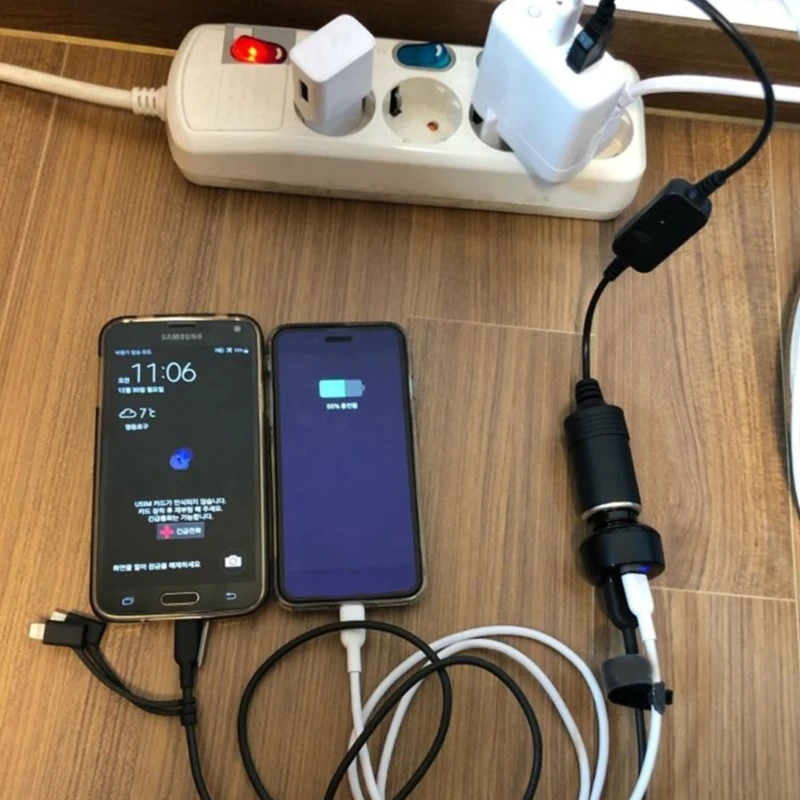 Адаптер USB 5 В в 12 штекер на розетка для автомобильного прикуривателя Женский