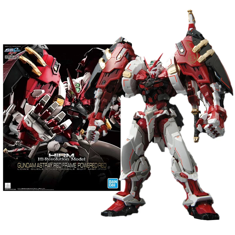 

Bandai Genuine Gundam Model Kit Anime Figure HIRM Astray Red Frame Powered Red Gunpla Anime Action Figure Toys for Children