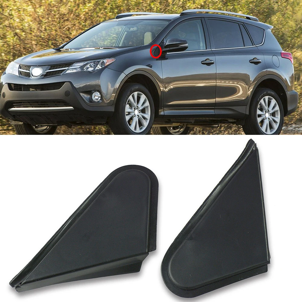 

1 пара боковых зеркал, углов, треугольников, обшивка, новинка для TOYOTA RAV4 2013-2018, зеркальная Треугольная пластина