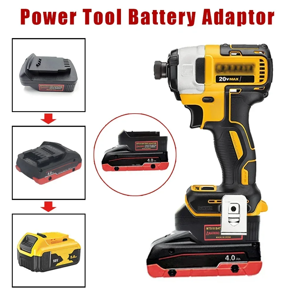 Адаптер-переходник MBB18DWL для Metabo литий-ионная батарея 18 в LiHD DeWalt XR FlexVolt 20 В 60