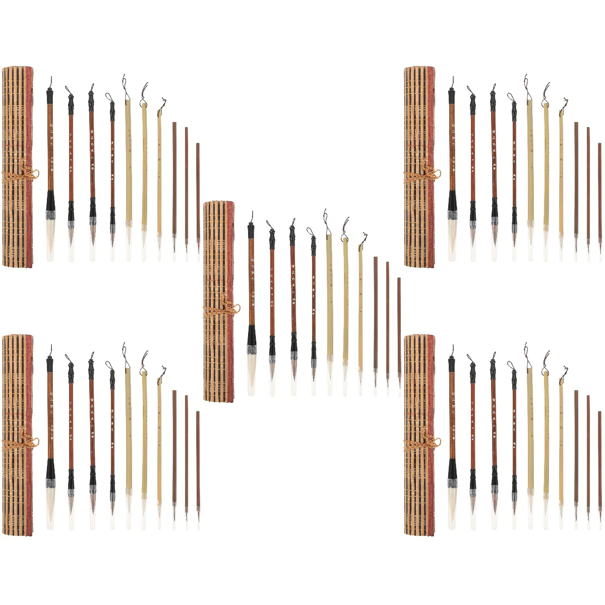 

5 наборов, практичная кисть для рисования акварелью, фоторучка, ручка, кисть для каллиграфии, держатель рулона кисти для начинающих