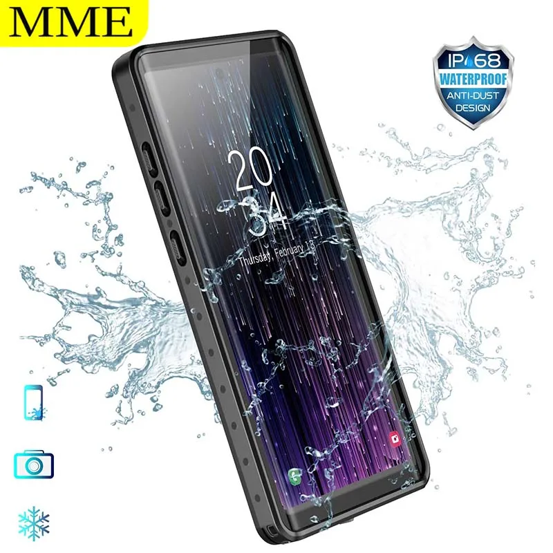 

Роскошный Водонепроницаемый чехол для Samsung Galaxy Note 10 + 10 Plus чехол 360 полная защита экрана со встроенными линзами противоударный чехол