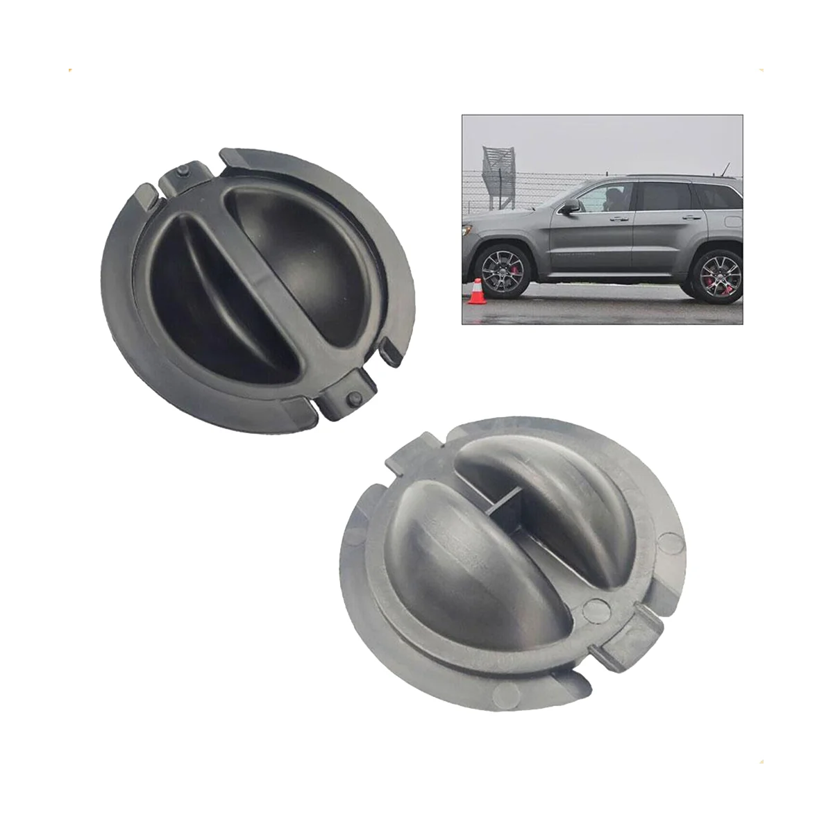 Накладка на переднюю панель противотуманной фары с контрольным портом для 55079292AD