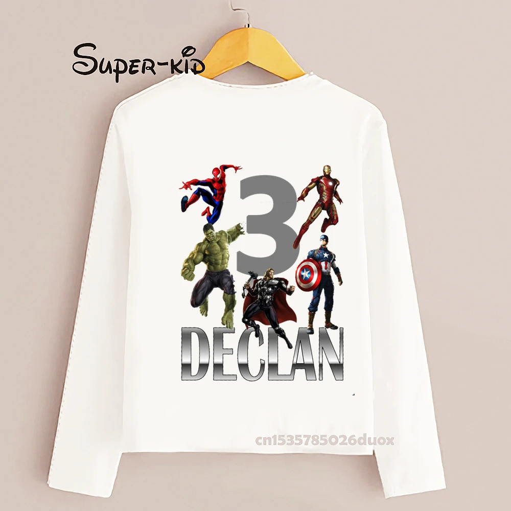 

Футболка детская с длинным рукавом и принтом «Человек-паук»