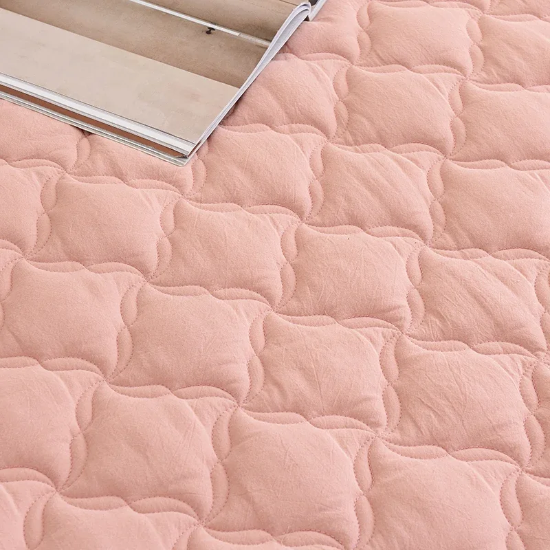 Толстая хлопковая юбка с воланами двуспальные простыни стеганое покрывало