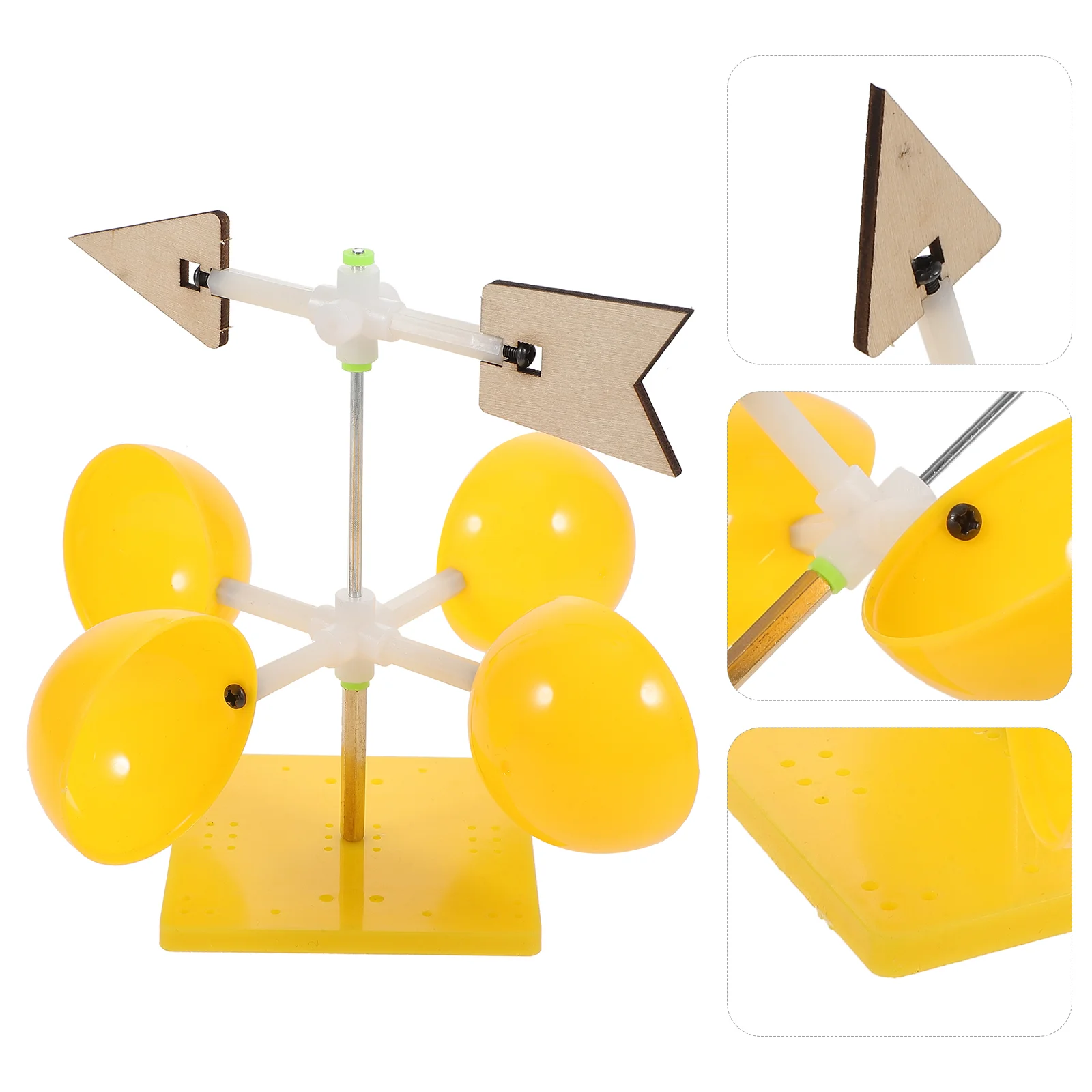 

Weather Wind Vane Kids Science Toy Kit Toys Station Vanes Diy Assembly Weathervane Model Windmill Indicator Tools Scientific