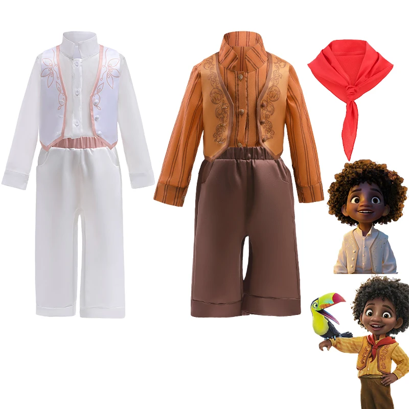 2022 Очаровательный детский костюм для косплея мальчиков комплект одежды Антонио