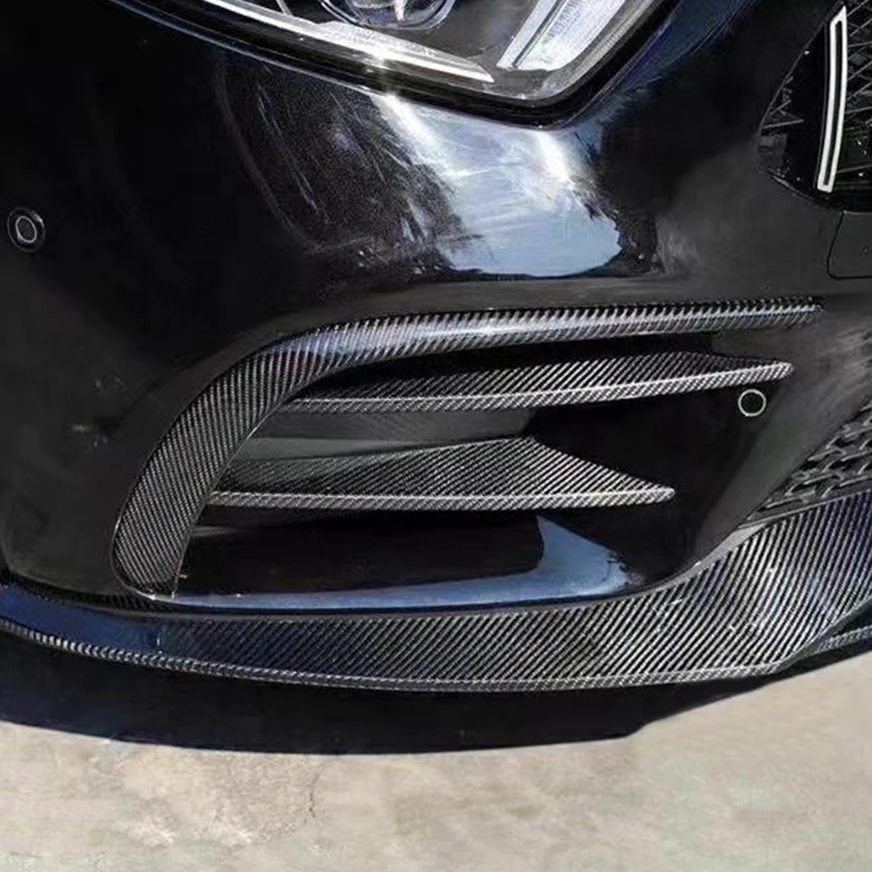 Углеродное волокно противотуманная фара решетка воздухозаборника декоративная