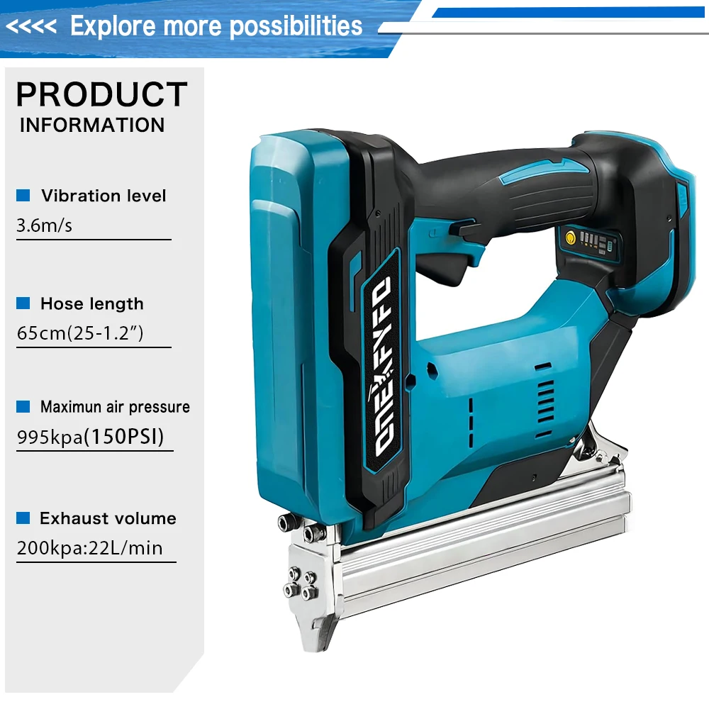Бесщеточный электрический пистолет для гвоздей ONEKFYFD 422J