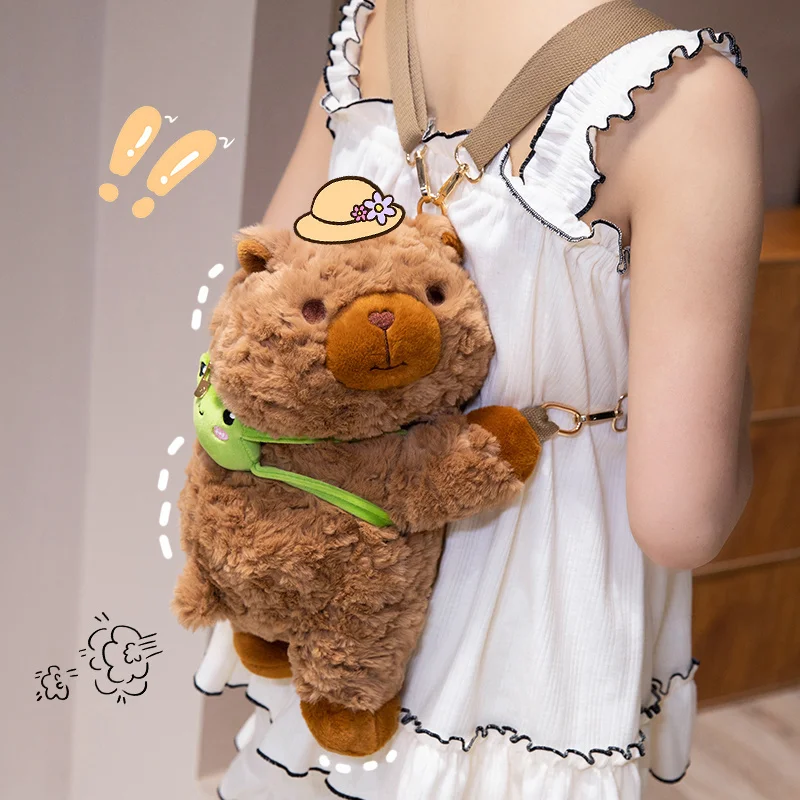 Милые плюшевые рюкзаки Highland с изображением коровы и животных плюшевая сумка