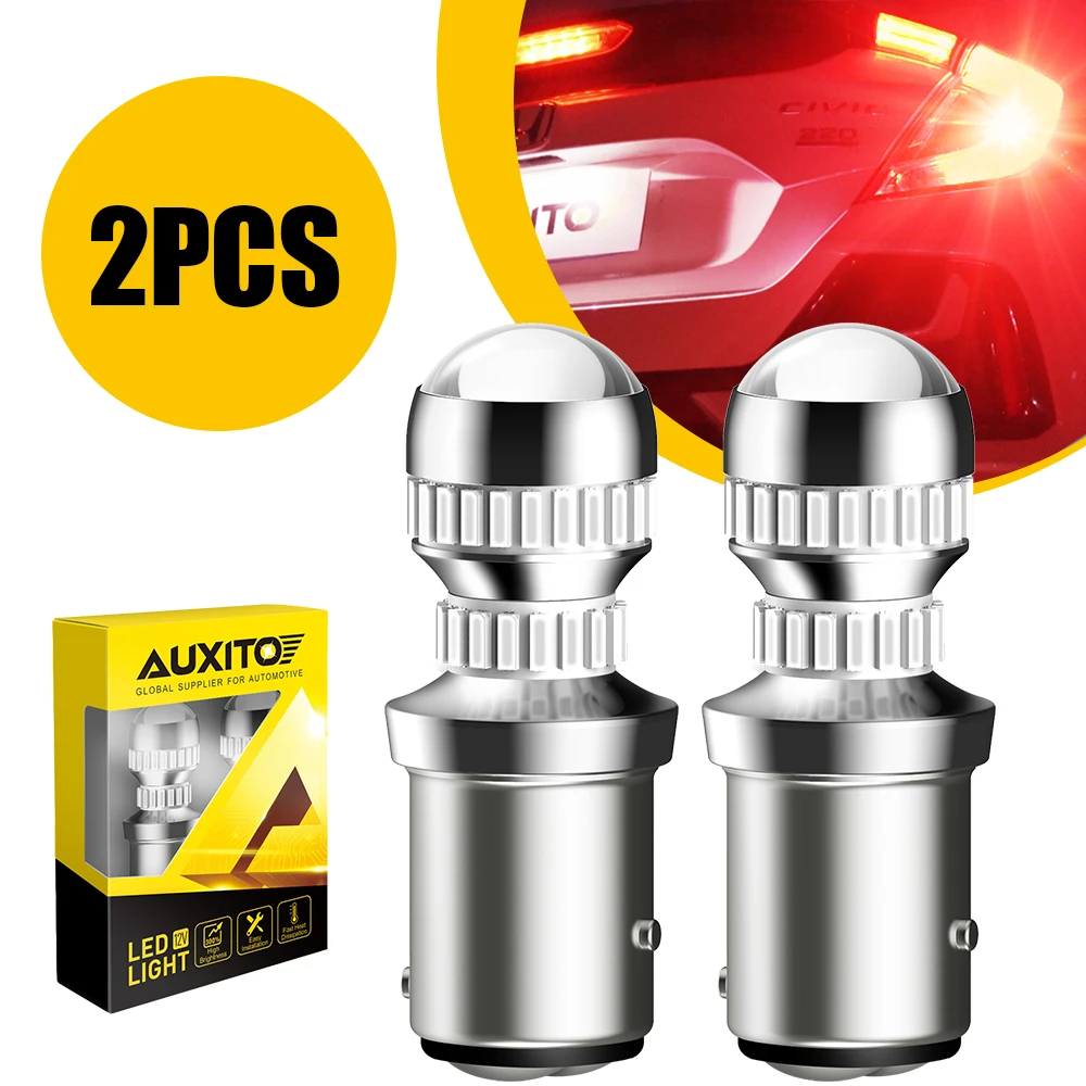 

AUXITO 2 шт. BAY15D Светодиодные лампы красного цвета P21/5W 1157 Супер яркие DRL Автомобильные стоп-сигналы Лампа заднего хода 6000K Белый Янтарный Желтый
