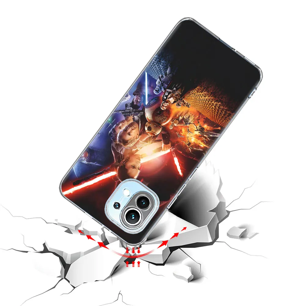 Прозрачный чехол для Xiaomi Mi 11 9 9T 13 12 12T 11i A2 11T 12X 10 8 10T Pro 5X 6X A3 Lite
