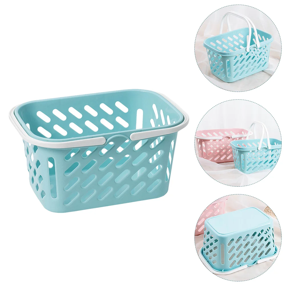 

Shopping Basket Play Grocery Basket Portable Storage Baskets Storage Organizer Kids Grocery Basket