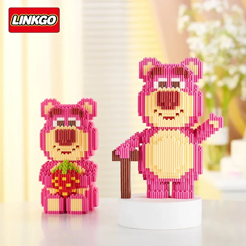 Sanrio Kuromi Diamond Building Blocks Мелодия CinnamonRoll Pom Purin Dog Linkgo Connection Мини-кирпичи Фигурки