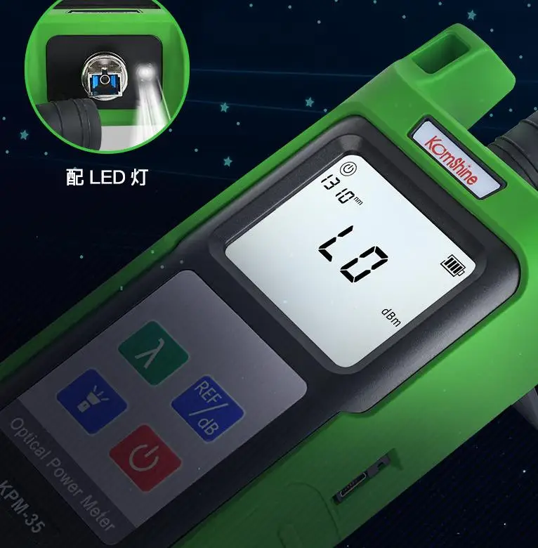 High precision KPM-35 optical power meter Optical attenuation detector Optical power meter Optical cable line test