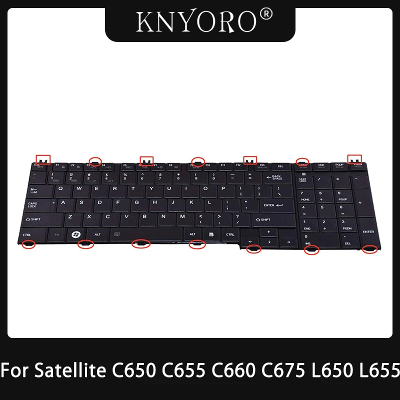 

Клавиатура для Toshiba Satellite C660 C660D C655 L655 L655D C650 C650D L650 C670 L670 L670D L675 L675D L750 L750D
