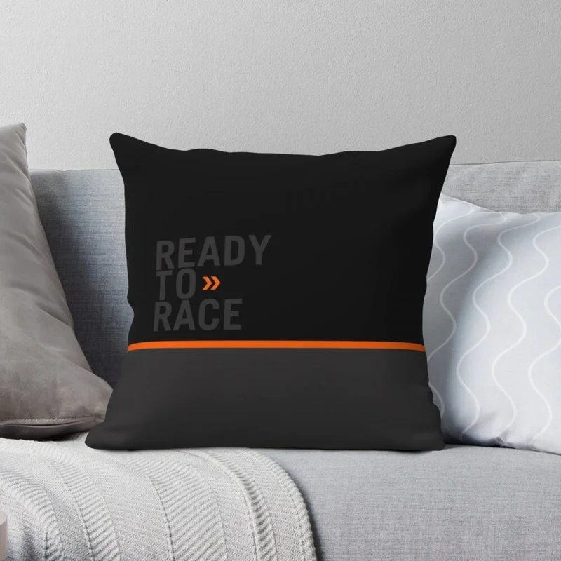 

Ready To Race Dark Square Pillowcase Polyester Linen Velvet Zip Decor Throw Pillow Case Car Cushion Cover Letter Pillow Case