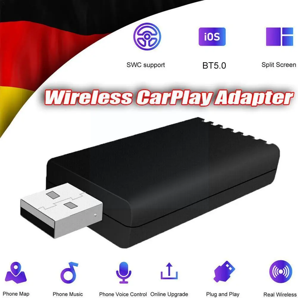 

2023 New Wireless for carplay Adapter Smart Ai Box Plug And Play Bluetooth-compatible Auto Connect Wireless for carplay Don B2B4