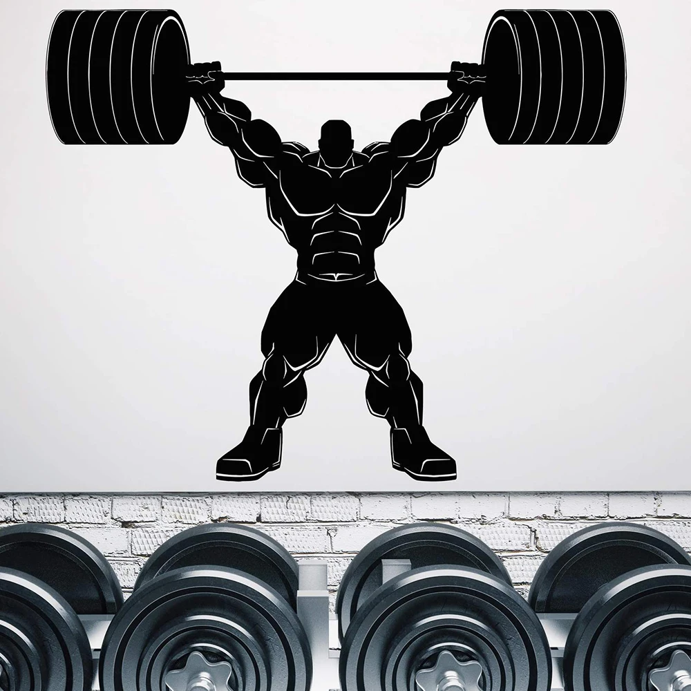 Виниловая наклейка для женщин и спортзалов 1 шт.