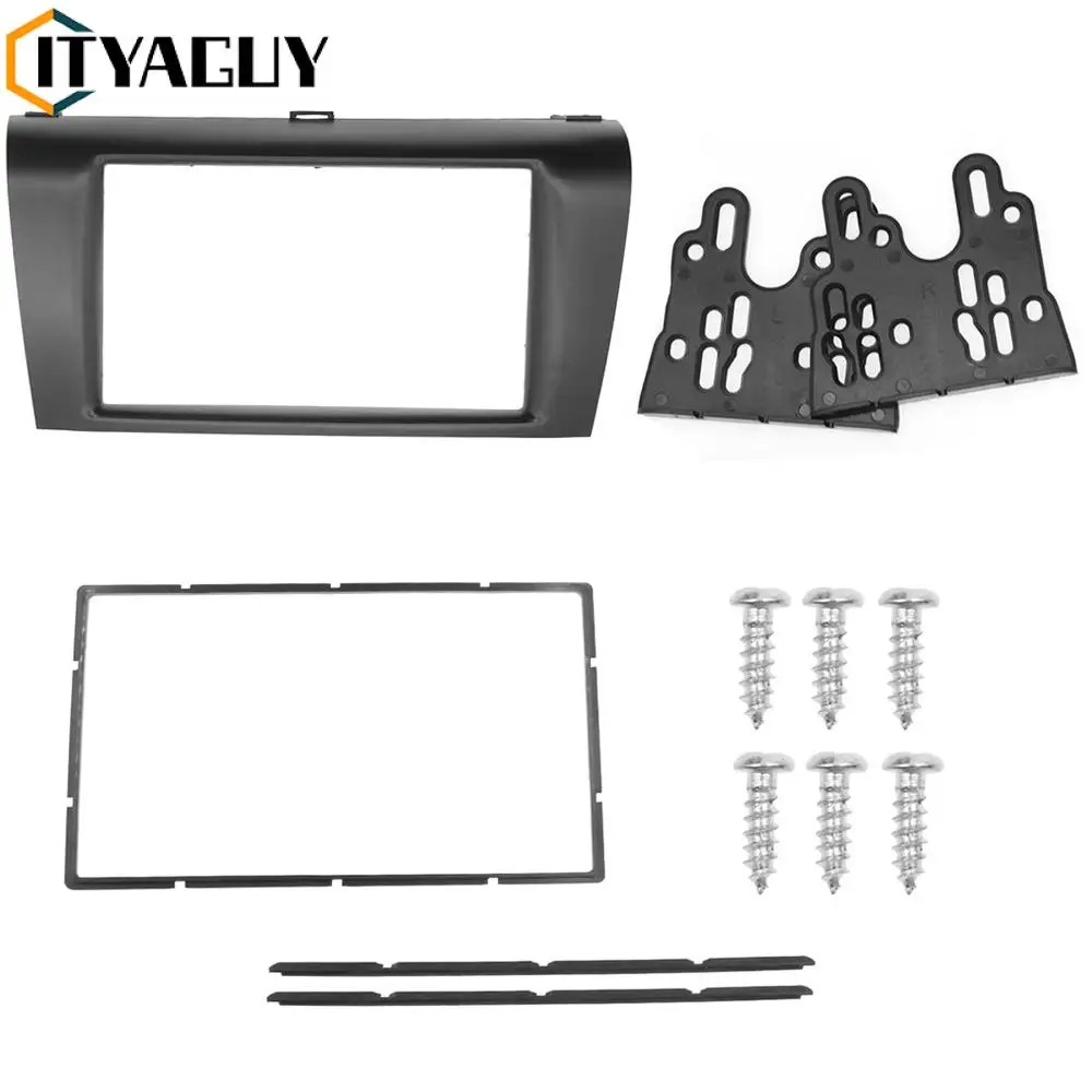 

DOUBLE 2DIN DVD fascia for MAZDA 3 2004-2009 Axela 2006-2008 Radio Refitting Dash Mounting Installation Trim Kit Face Frame