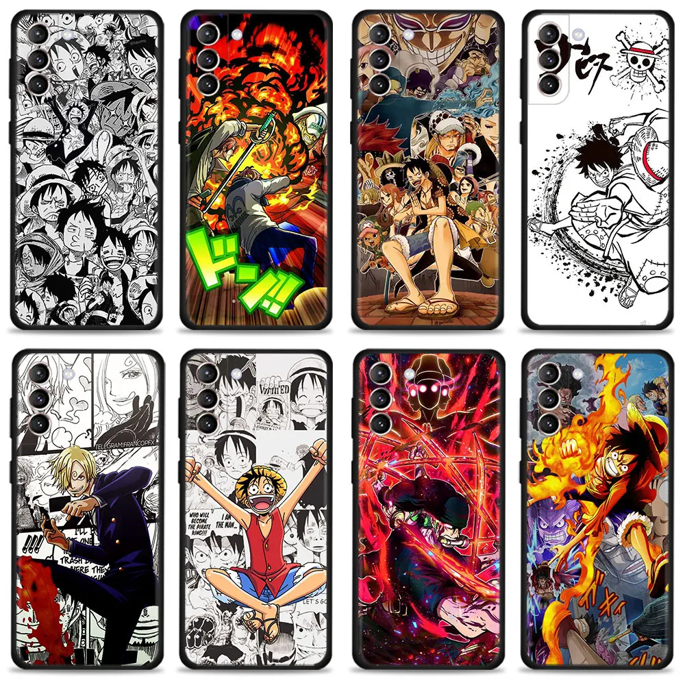 

One Piece Fight Capinha Case for Samsung Galaxy S20 FE S22 S21 Ultra S10 S9 S8 Plus S10e 5G Note 20 10 Coque Silicon Cover