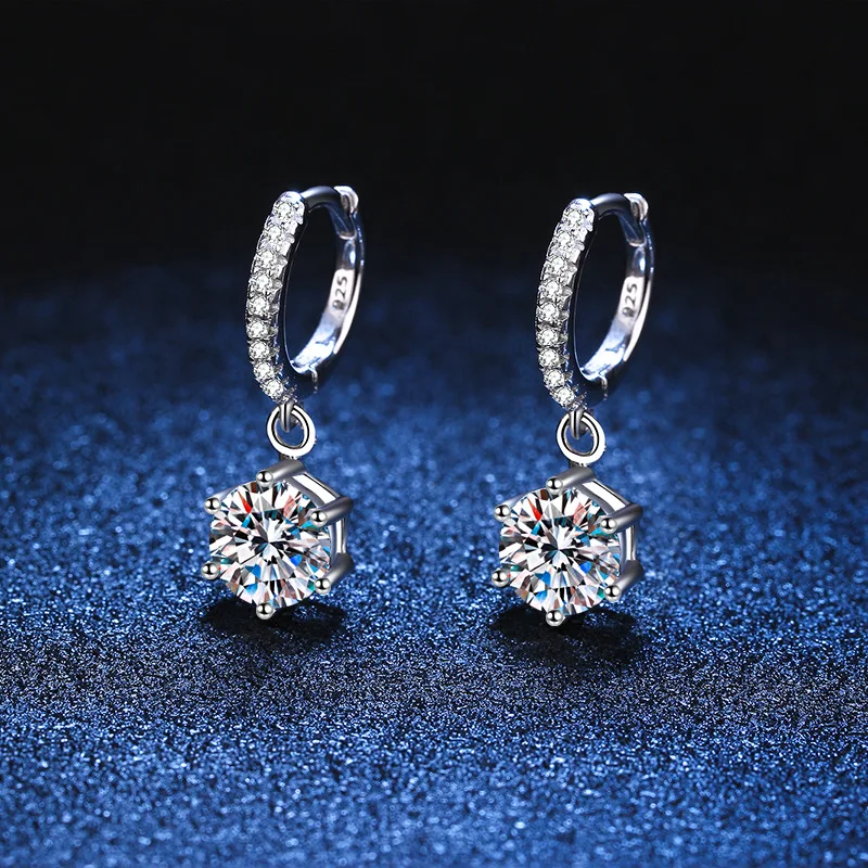 

Серьги из серебра 925 пробы с микроинкрустацией Pt950