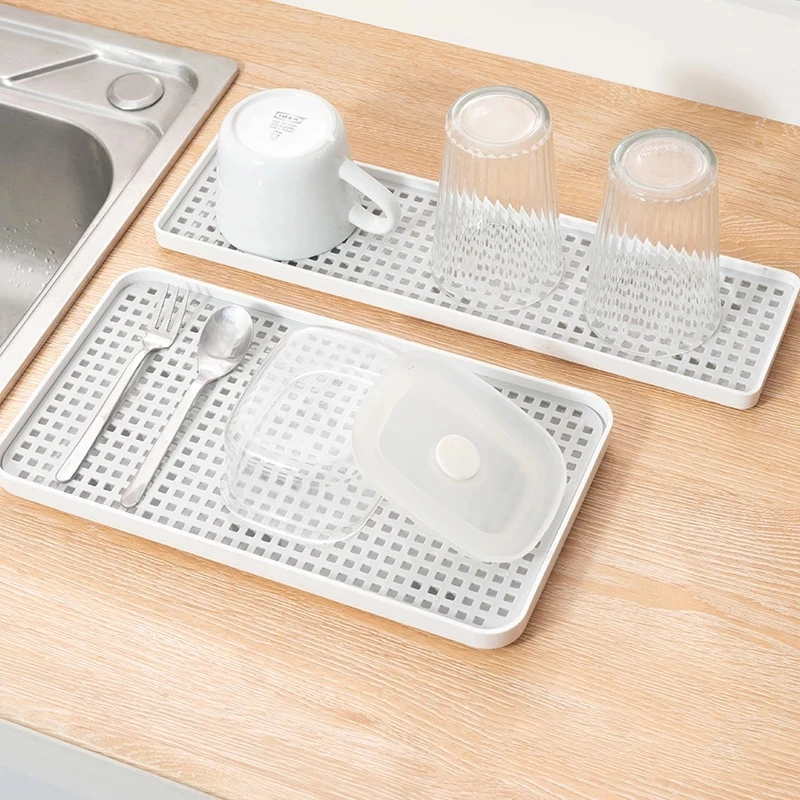 

Double Layer Drainer Tray Detachable Vegetable Fruit Draining Plate Storage Dish Drying Rack Kitchen Accessories