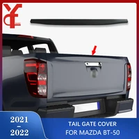car abs textured black rail guard protector tail gate trim accessories for mazda bt50 2021 2022 ycsunz