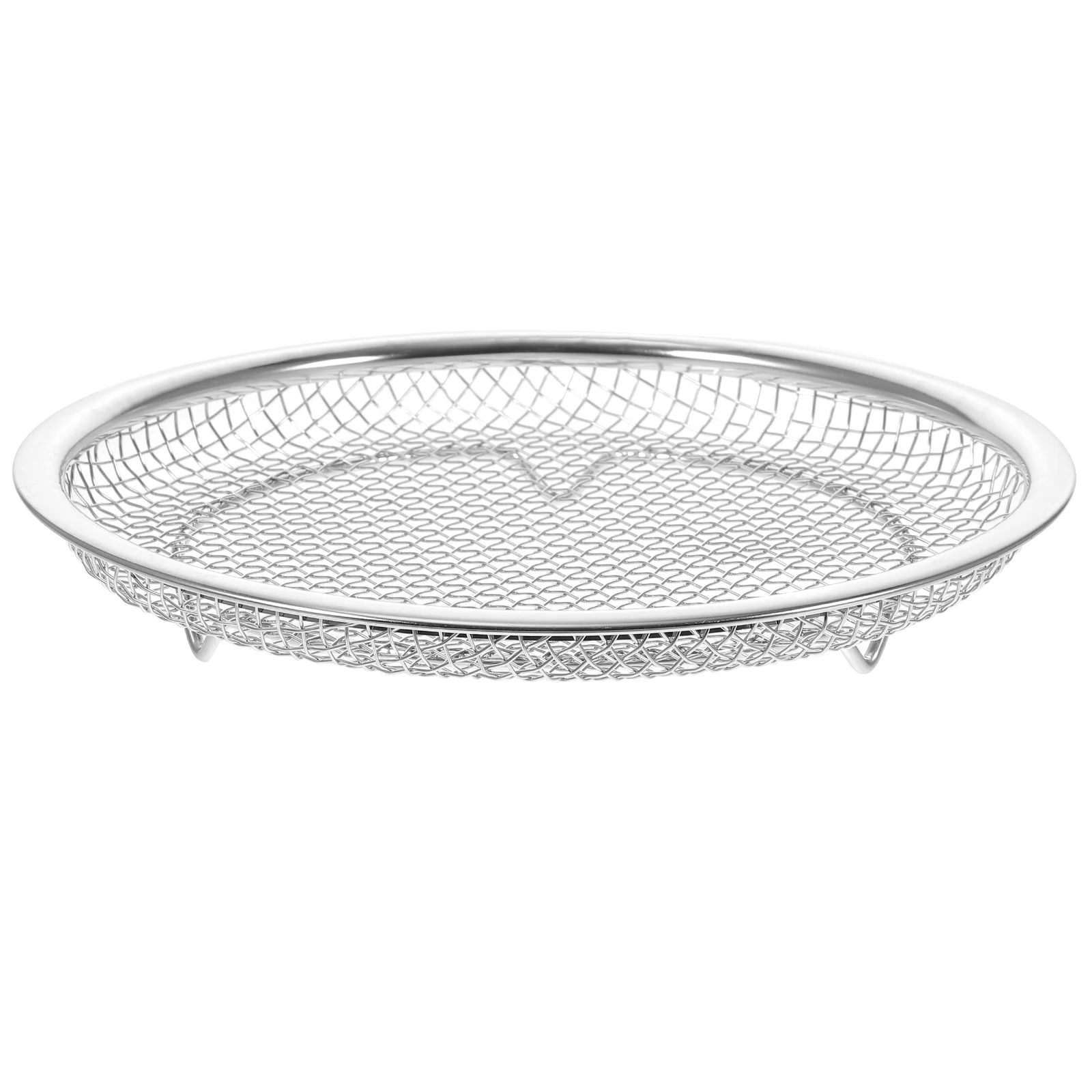 

Drain Net Fish Chips Snacks Drainer Cooking French Fries Baskets Handle Frying Pot Stainless Steel Round Deep Fryer Strainer