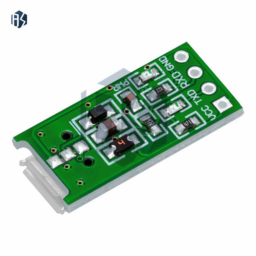Фото CH340C Micro USB to TTL Последовательный порт ISP Модуль загрузки 5 В/3,3 В 500 мА Замените CP2102 CH340G CH340T для STM32 51 с линией DuPont №4