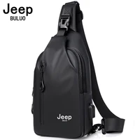 jeep buluo new mens chest bags casual sling bags trip travel carry corssbody bags mens waterproof shoulder crossbody bag nylon