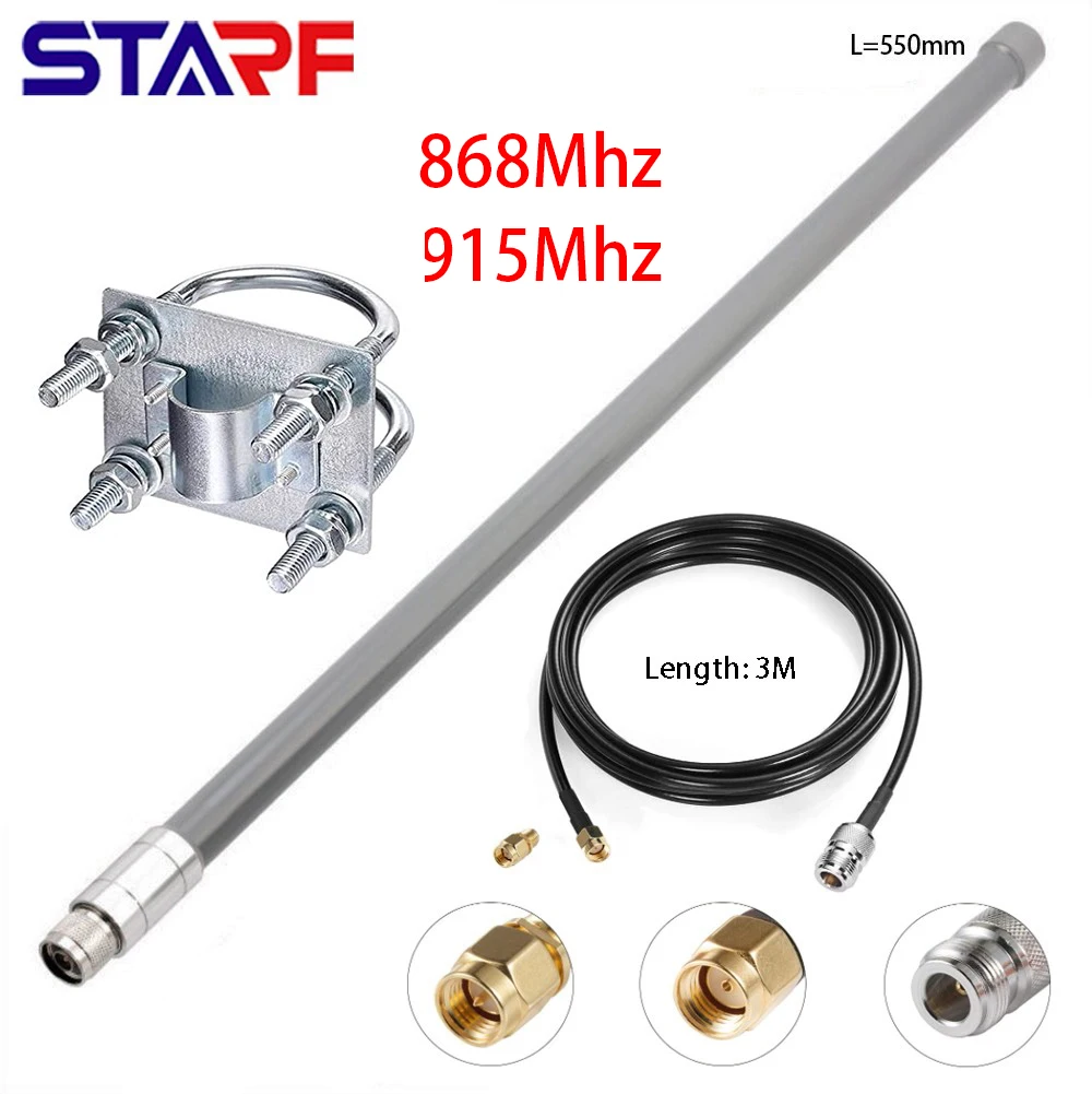 

5,8-10dbi Hotspot LoRa Helium Miner Omni антенна из стекловолокна 55 см антенна для Bobcat Miner 300 Syncrob RAK NEBRA
