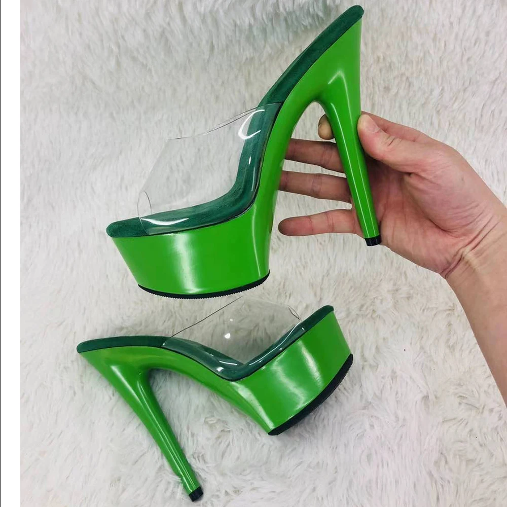 Leecab 6Inch/15cm pvc upper  High Heels  Platform Party Sexy  Exotic Pole Dancing Sandals